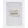 Cornice di plastica Madrid 30x45 cm argento