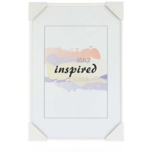 Cornice in plastica Madrid 30x45 cm bianco