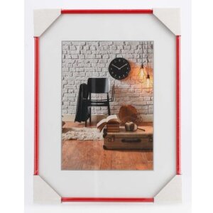 Cornice di plastica Sevilla 30x40 cm rosso