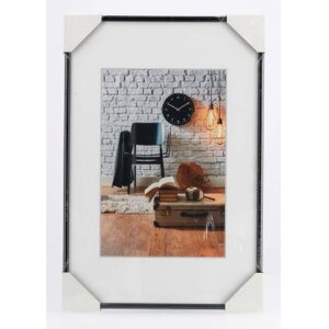 Cornice in plastica Sevilla 30x45 cm nero