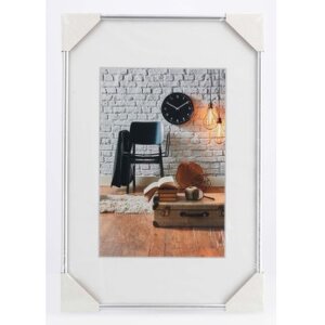 Cornice in plastica Sevilla 30x45 cm argento