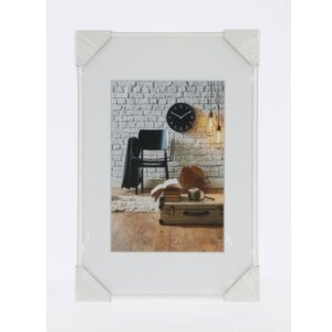 Cornice in plastica Sevilla 30x45 cm bianco