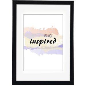 Cornice di plastica Madrid 40x50 cm nero