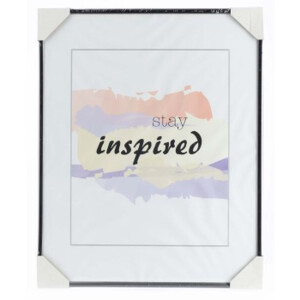 Cornice di plastica Madrid 40x50 cm nero