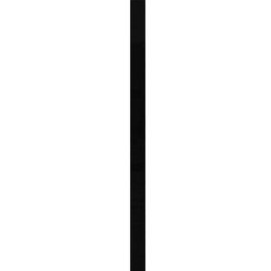 Cornice di plastica Madrid 50x70 cm nero