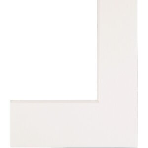 Passepartout 30x40 cm - 20x30 cm bianco artico