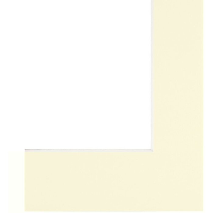 Passepartout 40x50 cm - 30x40 cm bianco neve
