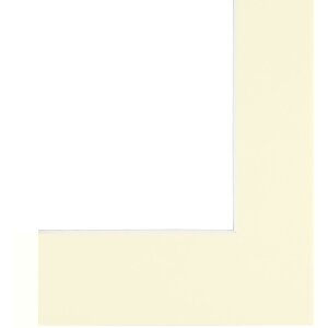 Passepartout 40x50 cm - 30x40 cm bianco neve