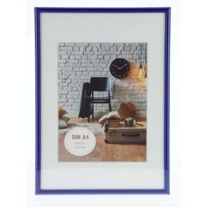 Cornice di plastica Sevilla 21x29,7 cm blu