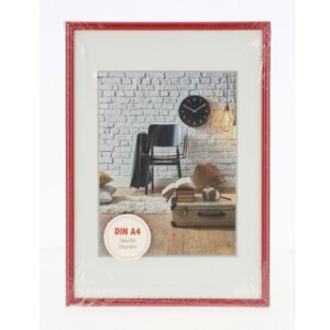 Cornice di plastica Sevilla 21x29,7 cm rosso