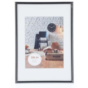 Cornice di plastica Sevilla 21x29,7 cm nero