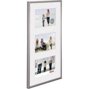 Cornice Madrid 3 foto 13x18 cm argento