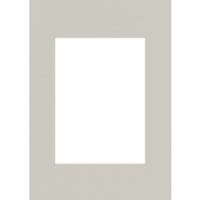 Passepartout 18x24 cm - 10x15 cm grigio argento