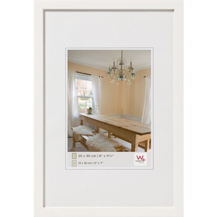 Walther Cornice in legno Peperoni 30x40 cm bianco polare