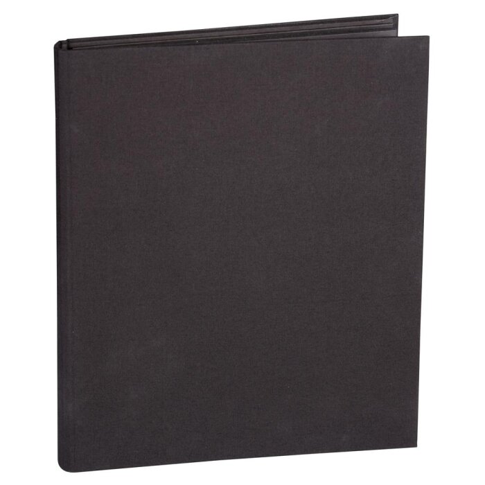 HNFD Album fotografico BELDA Lino nero 22x29,7 cm 30 pagine nere
