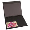 HNFD Album fotografico BELDA Lino nero 22x29,7 cm 30 pagine nere