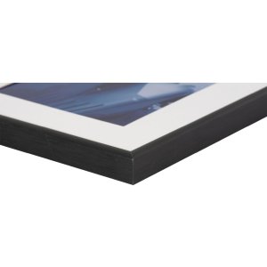 Telaio in alluminio Portofino 10x15 cm nero