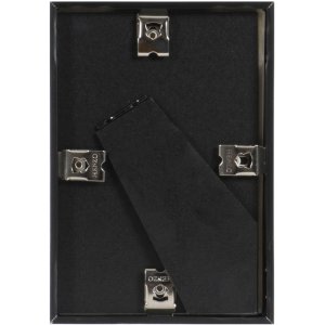 Telaio in alluminio Portofino 10x15 cm nero