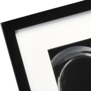 Cornici in legno per pianoforte 30x30 cm nero effetto 3D