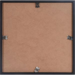 Cornici in legno per pianoforte 30x30 cm nero effetto 3D