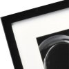 Cornici in legno per pianoforte 30x30 cm nero effetto 3D