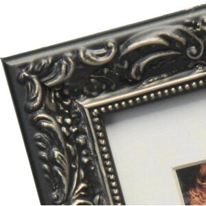 Cornice barocca chic 15x20 cm nero