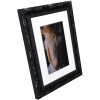 Cornice barocca chic 15x20 cm nero