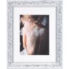 Cornice barocca chic 18x24 cm bianco