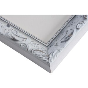 Cornice barocca chic 20x30 cm bianco