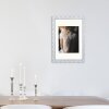 Cornice barocca chic 20x30 cm bianco