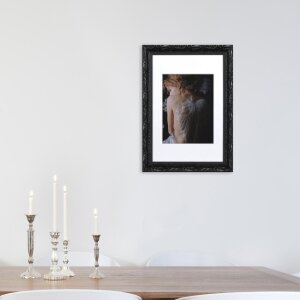 Cornice barocca chic 20x30 cm Grigio scuro