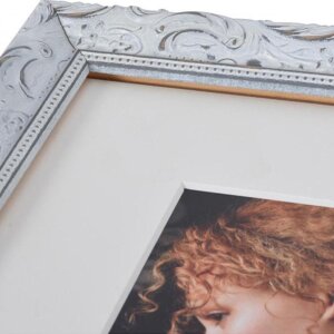 Cornice Chic Barocco 40x50 cm bianco