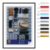 Cornice in plastica Napoli 50x70 cm nero