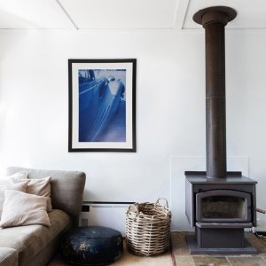 Henzo Telaio in alluminio Lucerna 50x70 cm nero con passe-partout 40x60 cm