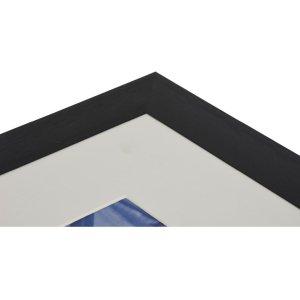 Henzo Telaio in alluminio Lucerna 50x70 cm nero con passe-partout 40x60 cm