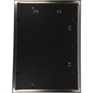 Henzo Telaio in alluminio Lucerna 50x70 cm nero con passe-partout 40x60 cm