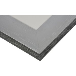 Henzo Telaio in alluminio Lucerna 50x70 cm argento con passepartout 40x60 cm