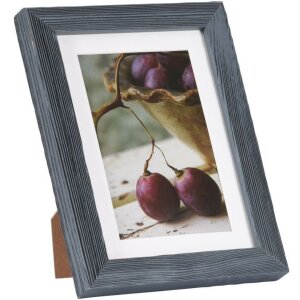 Cornice in legno Deco 13x18 cm blu
