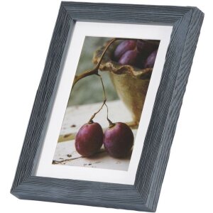 Cornice in legno Deco 13x18 cm blu
