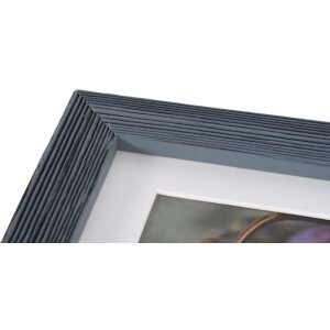 Cornice in legno Deco 13x18 cm blu