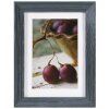 Cornice in legno Deco 13x18 cm blu