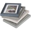 Cornice in legno Deco 13x18 cm blu