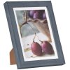 Cornice di legno Deco 15x20 cm blu