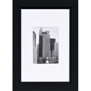 Cornice di plastica METALLICA 10x15 cm - nero