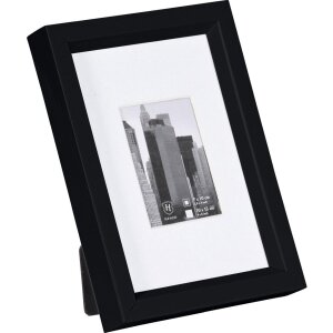 Cornice di plastica METALLICA 10x15 cm - nero