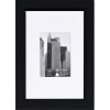 Cornice di plastica METALLICA 10x15 cm - nero
