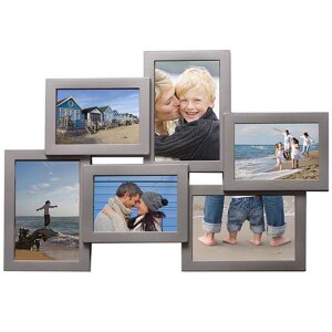 Henzo Gallery Cornice Holiday 6 foto grigio (42x46 cm)