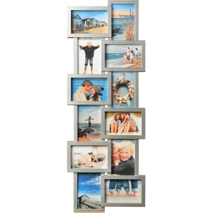 Henzo Gallery Cornice Holiday 12 foto 10x15 cm Grigio