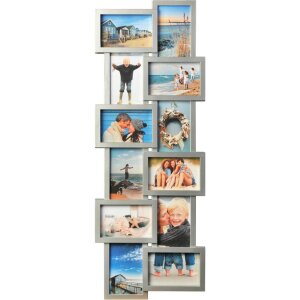 Henzo Gallery Cornice Holiday 12 foto 10x15 cm Grigio