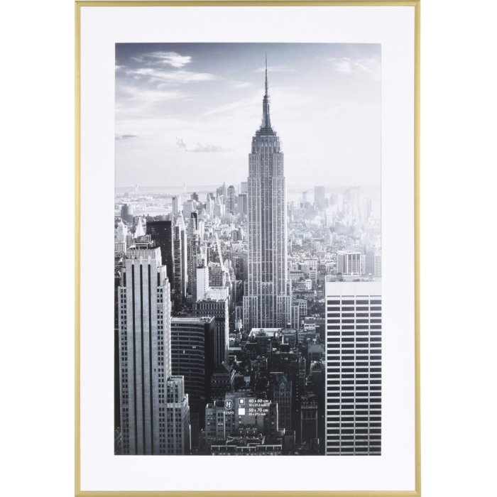 Cornice in alluminio Manhattan 50x70 oro